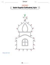 Saint Sophia Cathedral, Kyiv printable worksheet preview