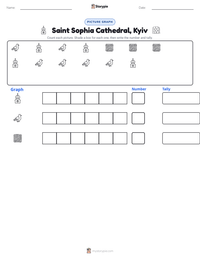 Saint Sophia Cathedral, Kyiv printable worksheet preview
