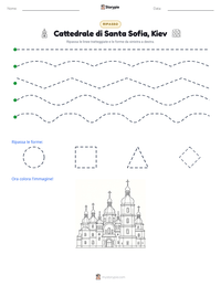 Anteprima della scheda stampabile di Cattedrale di Santa Sofia, Kiev