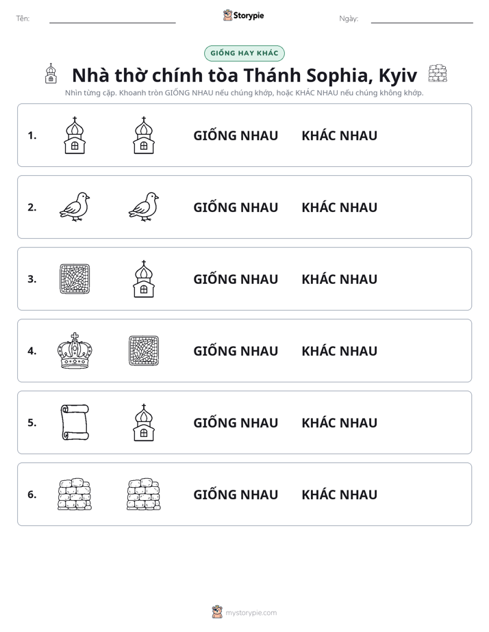 Giống Hay Khác