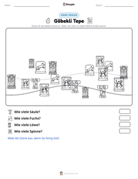 Göbekli Tepe druckbare Arbeitsblatt Vorschau