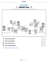 Göbekli Tepe printable worksheet preview