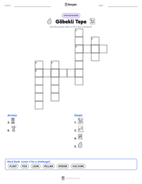 Göbekli Tepe printable worksheet preview