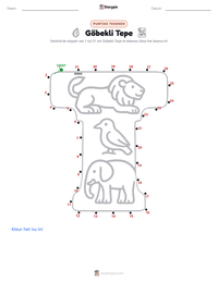 Göbekli Tepe afdrukbare werkblad voorbeeld