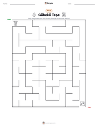 Göbekli Tepe printable worksheet preview