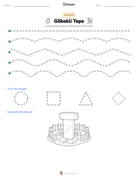 Göbekli Tepe printable worksheet preview