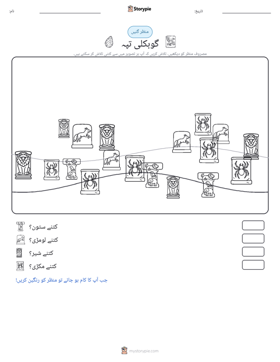 گنتی کا منظر