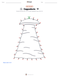 Cappadocia printable worksheet preview