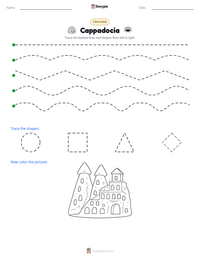 Cappadocia printable worksheet preview