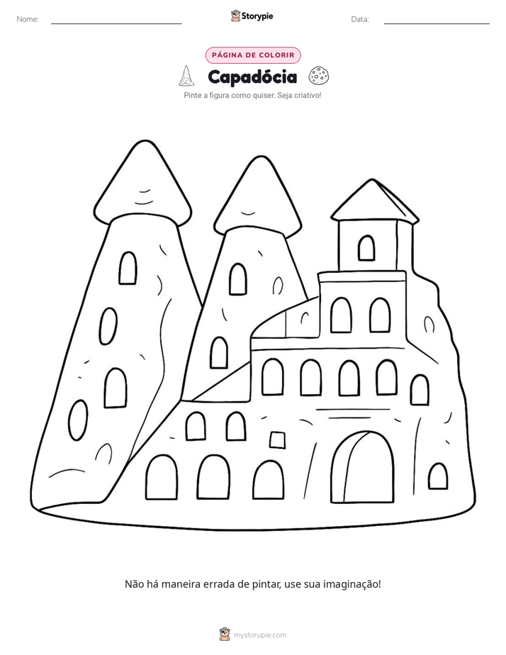 Página para colorir
