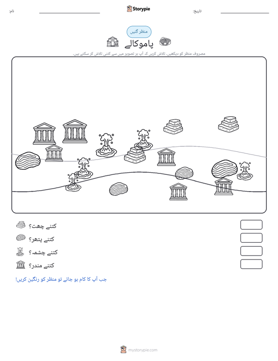 گنتی کا منظر