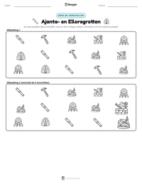 Ajanta- en Elloragrotten afdrukbare werkblad voorbeeld