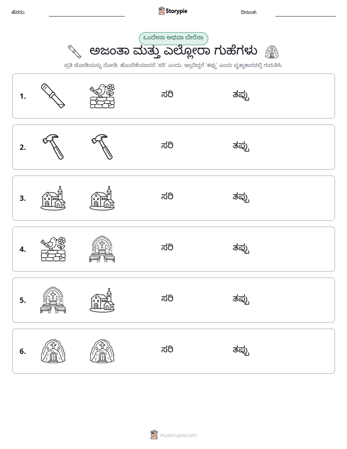 ಒಂದೇ ಅಥವಾ ವಿಭಿನ್ನ