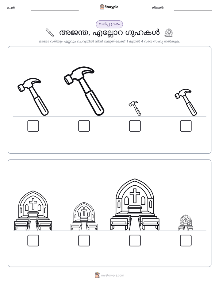 വലുപ്പം ക്രമം