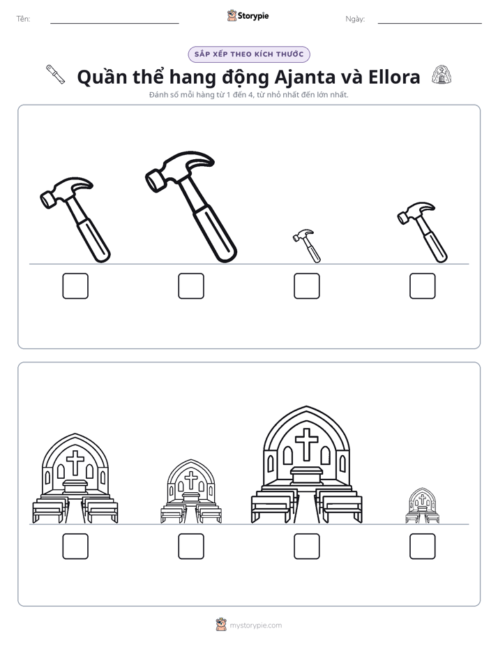 Thứ Tự Kích Thước