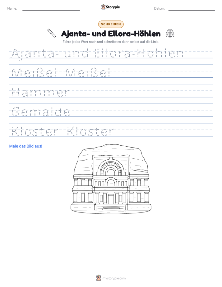 Schreibübung