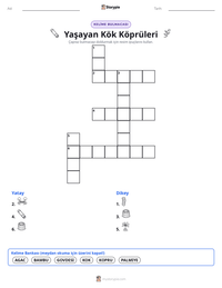 Yaşayan Kök Köprüleri yazdırılabilir çalışma sayfası önizlemesi