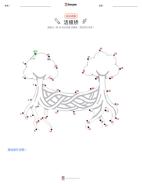 活根桥 可打印工作表预览