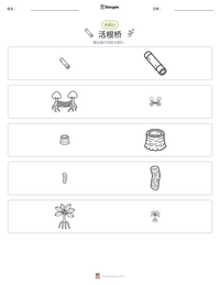 活根桥 可打印工作表预览