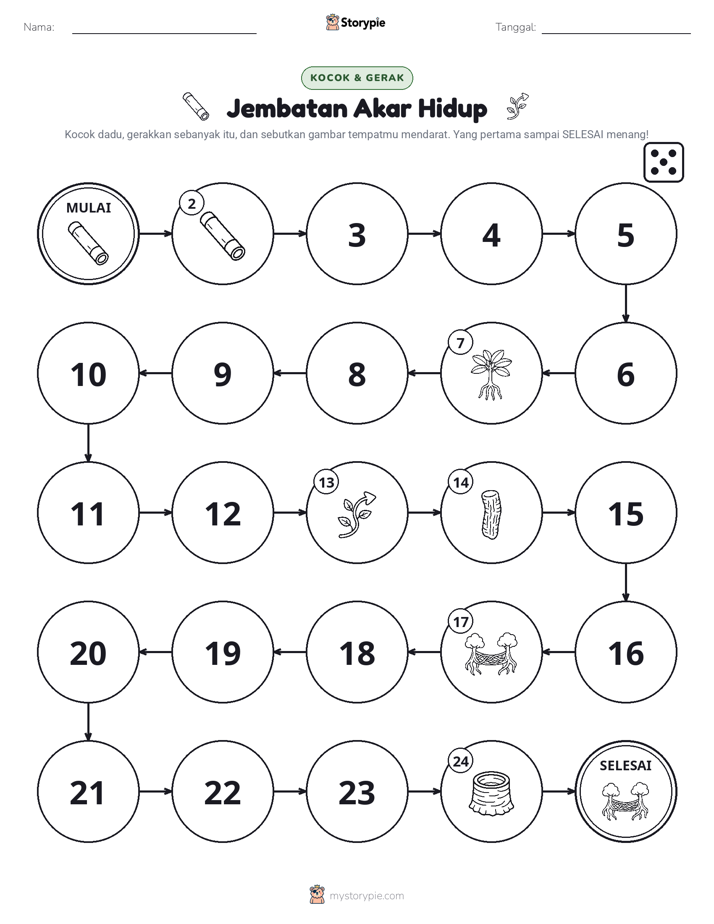 Permainan Gulung & Pindah