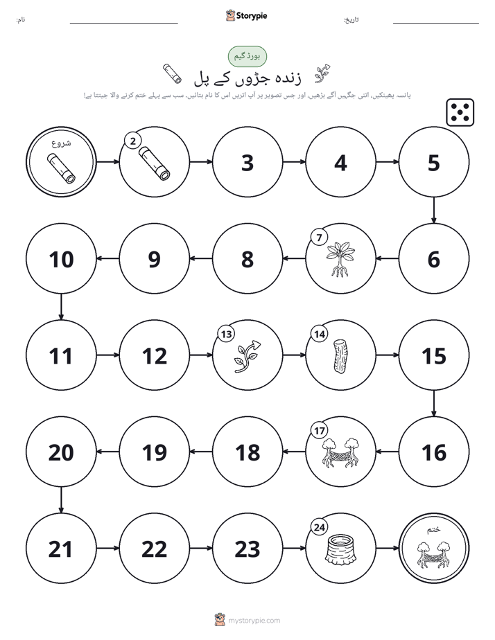 رول اور منتقل کریں کھیل
