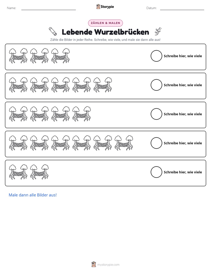 Zählen & Ausmalen