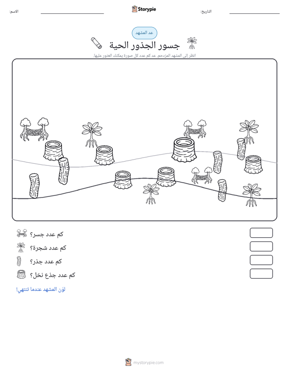 مشهد العد