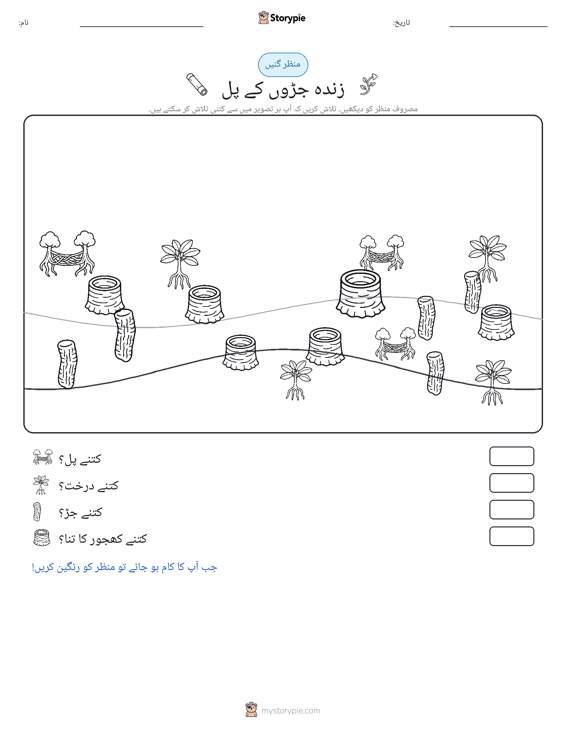 گنتی کا منظر
