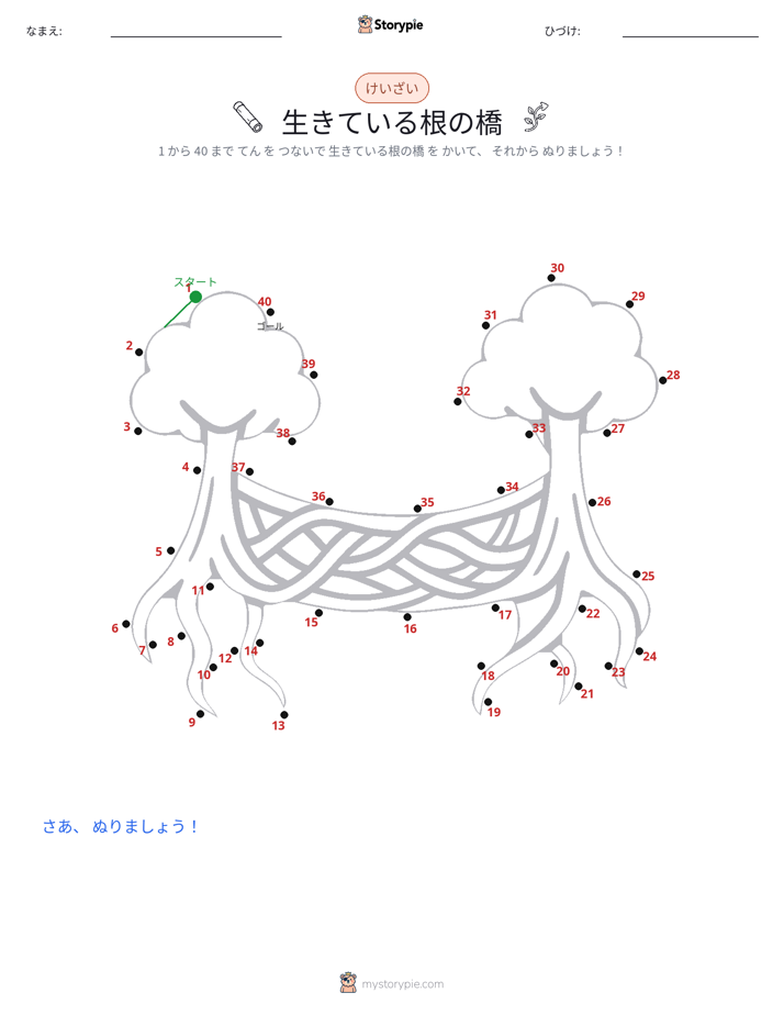 点つなぎ
