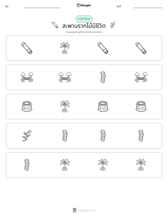 ตัวที่แตกต่าง