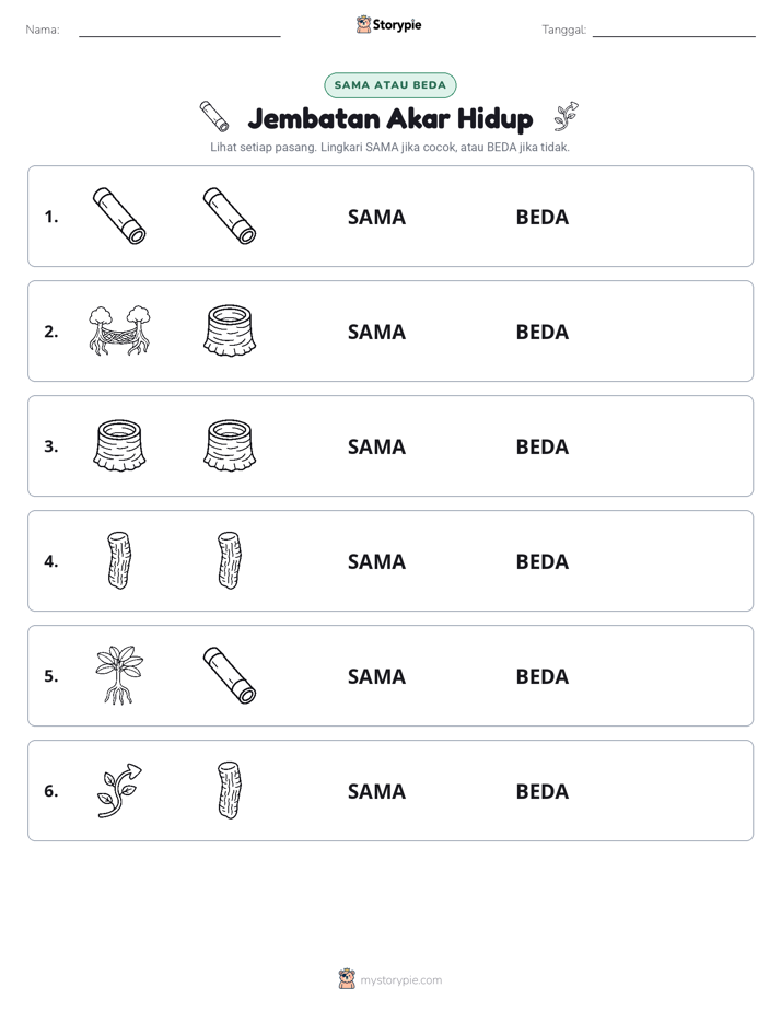 Sama atau Berbeda