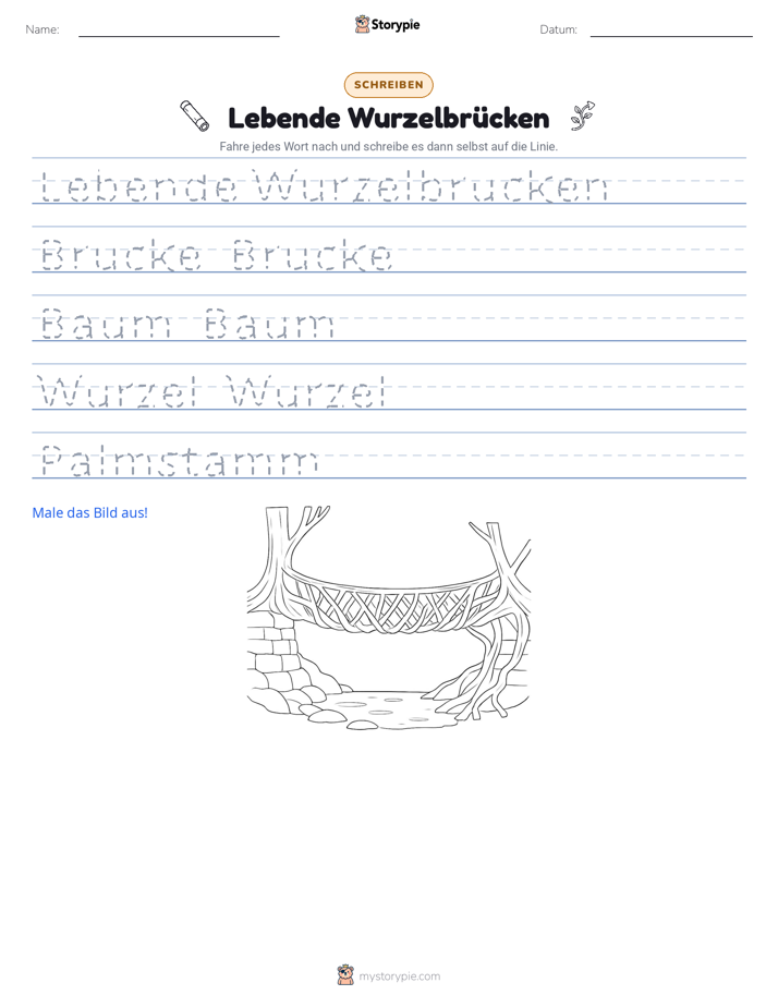 Schreibübung