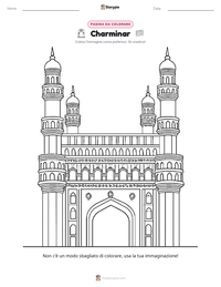 Anteprima della scheda stampabile di Charminar