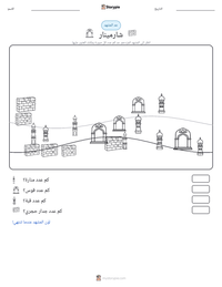 معاينة ورقة العمل القابلة للطباعة شارمينار