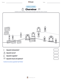 Anteprima della scheda stampabile di Charminar