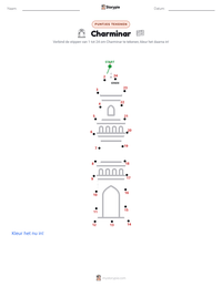 Charminar afdrukbare werkblad voorbeeld