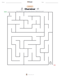 Anteprima della scheda stampabile di Charminar