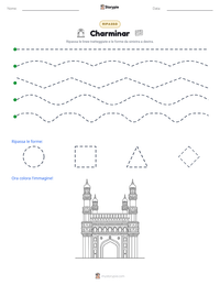 Anteprima della scheda stampabile di Charminar