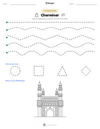 Charminar afdrukbare werkblad voorbeeld