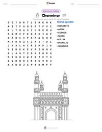 Anteprima della scheda stampabile di Charminar
