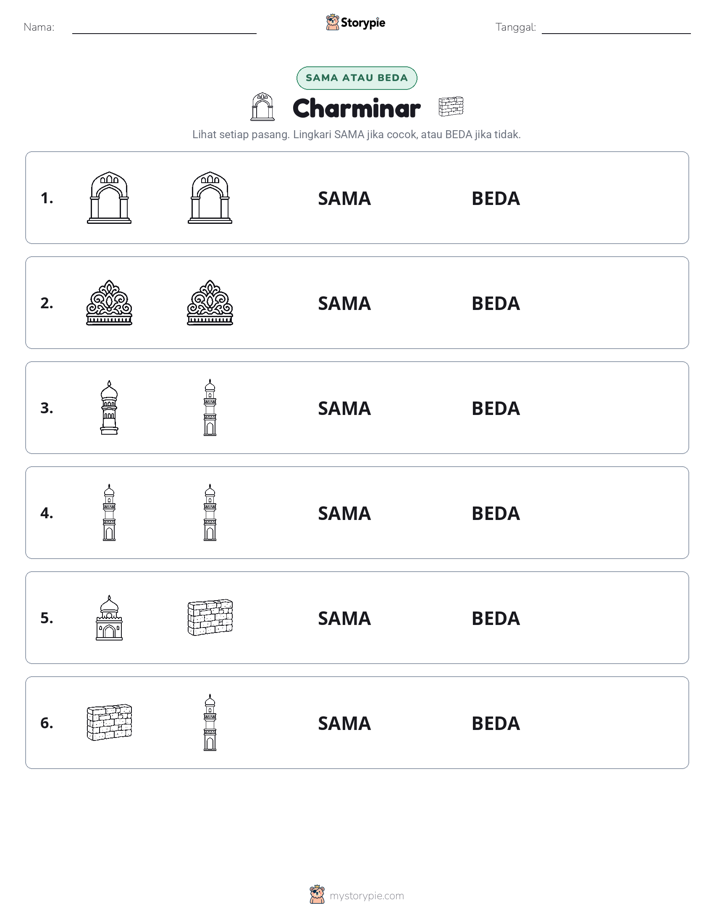 Sama atau Berbeda
