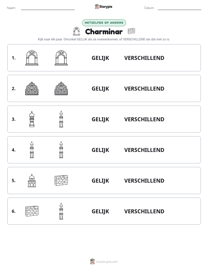 Zelfde of Verschillend