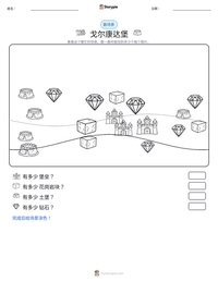 戈尔康达堡 可打印工作表预览