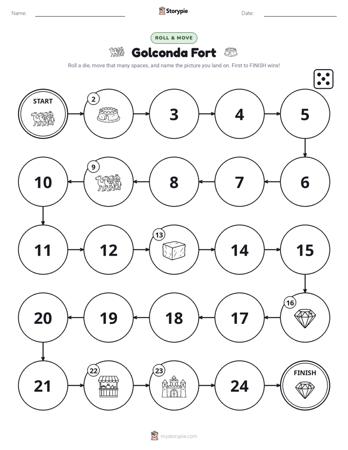Roll & Move Game