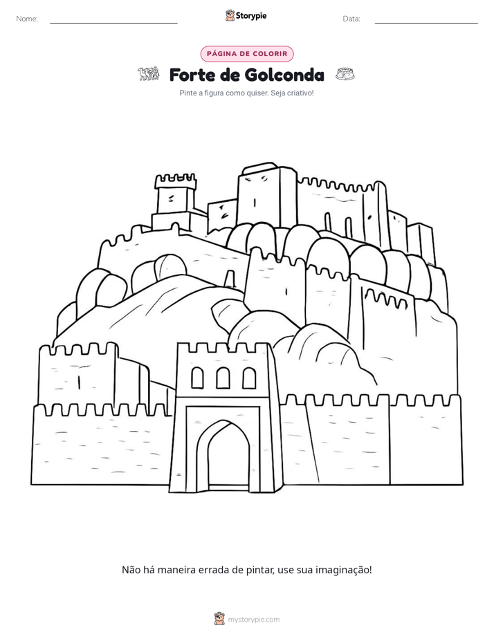 Página para colorir