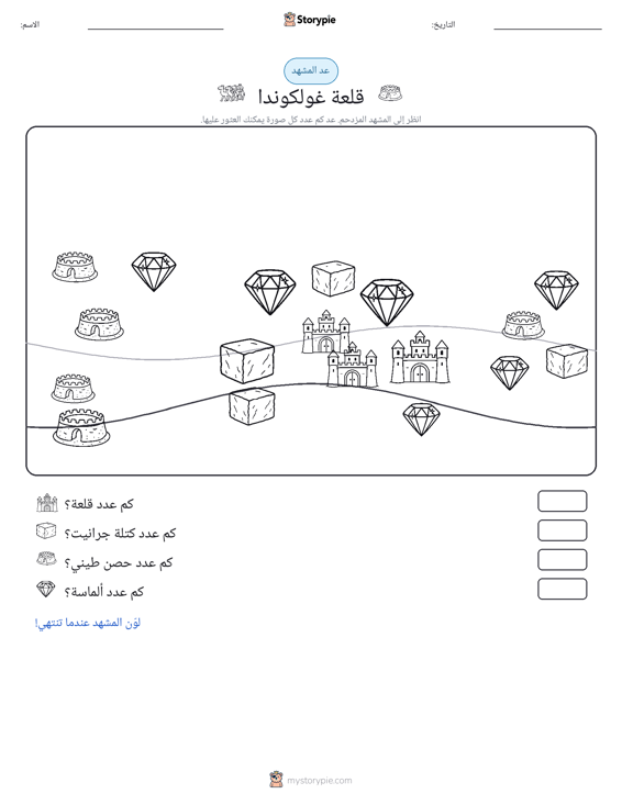 مشهد العد