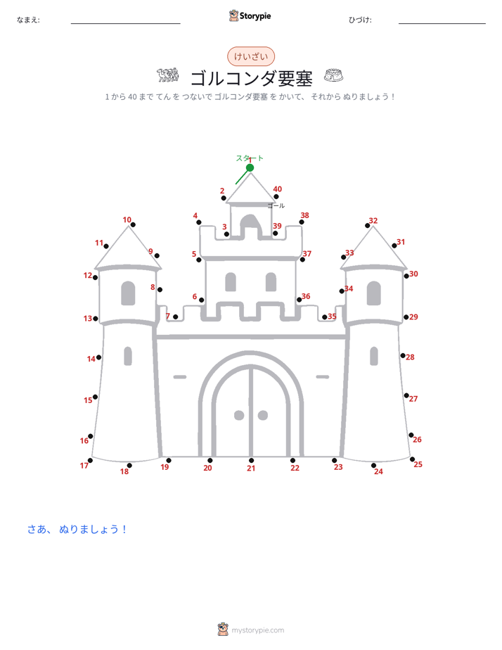 点つなぎ