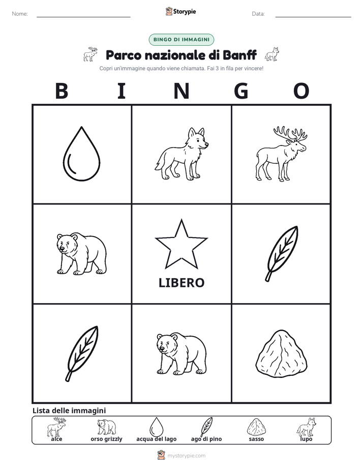 Bingo delle Immagini