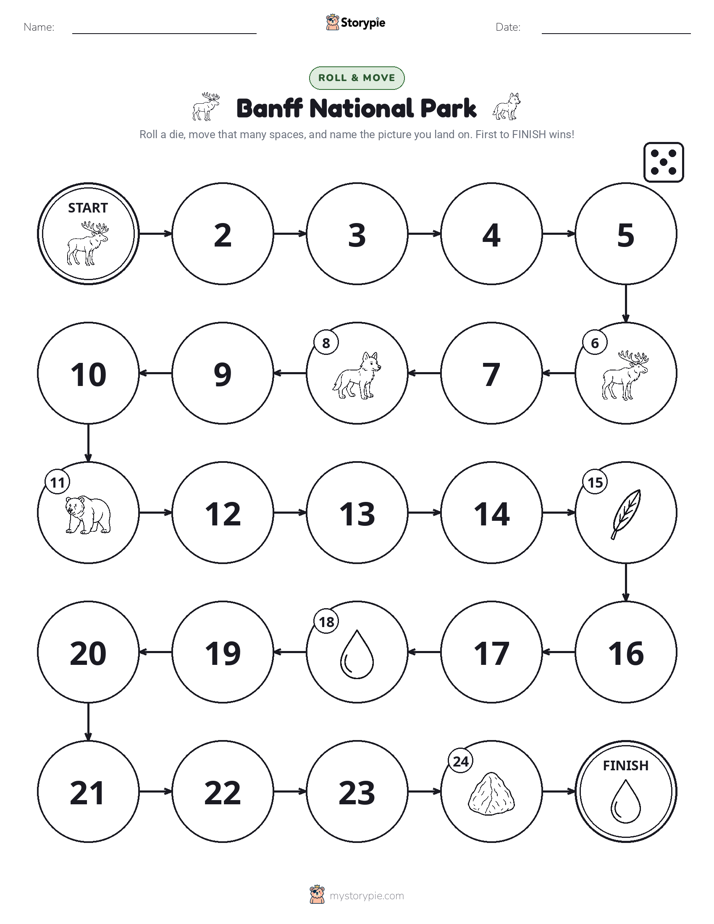 Roll & Move Game