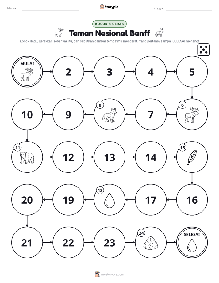 Permainan Gulung & Pindah